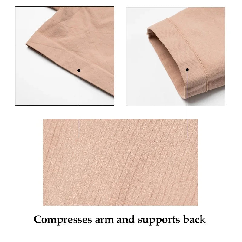 Upper Arm Shaper Post Surgical Slimmer Compression Sleeves Posture Corrector Tops