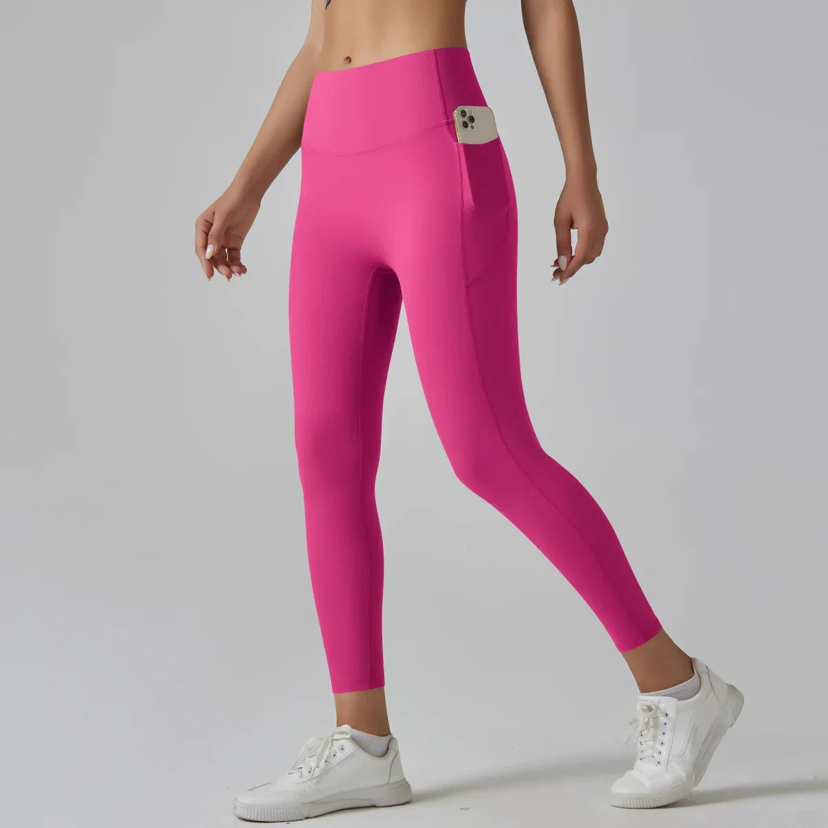 Women Leggings With Pockets Tummy Control
