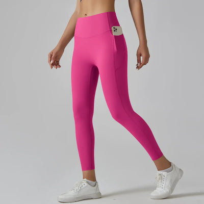 Women Leggings With Pockets Tummy Control