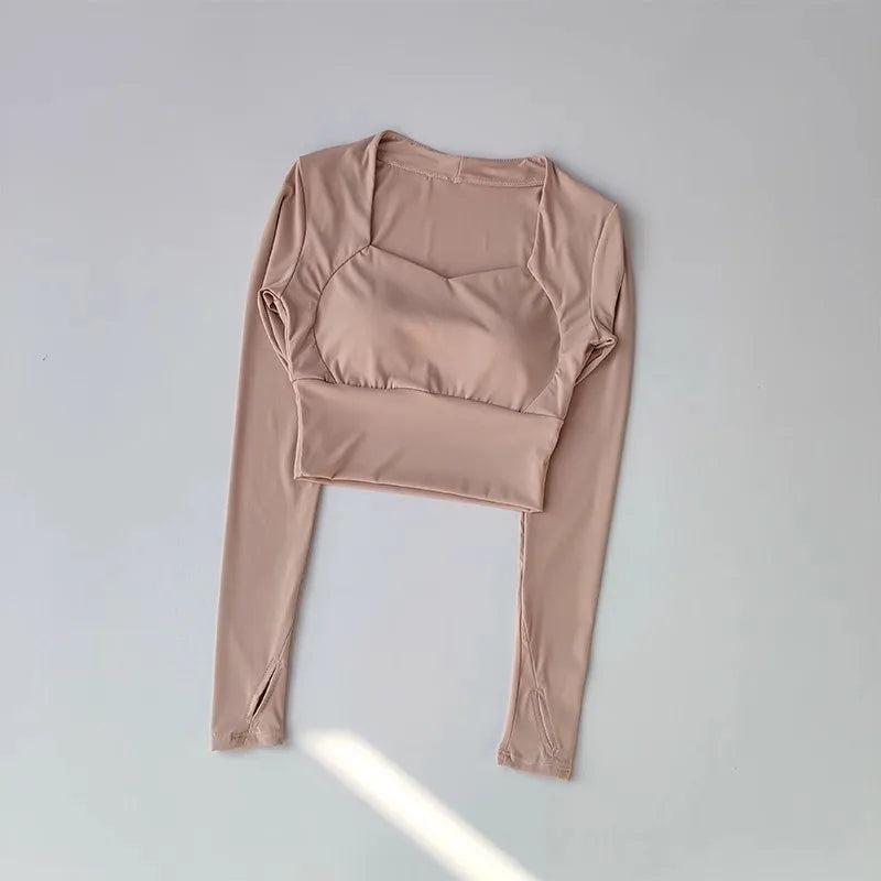 Women's Long Sleeve Seamless Fitness Top