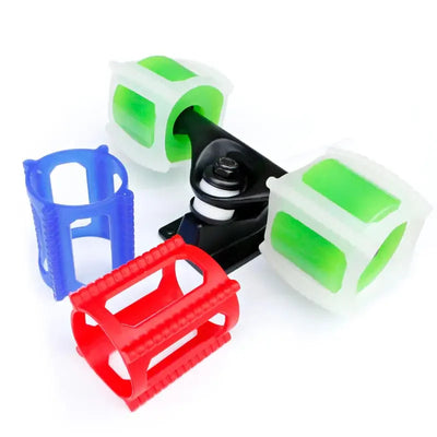 4 pcs Skateboard Accessories For Wheels Skateboard Wheel Lock Training Clip Perfect For Beginners Fast Security Simple