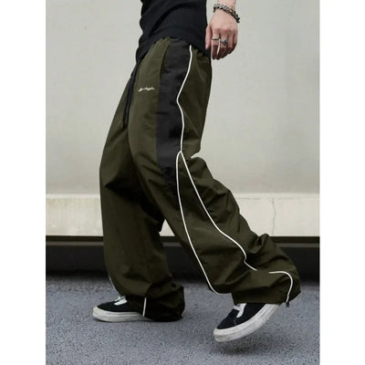 Men Casual Joggers Pants Fashion Streetwear Oversized Sports Wide Leg Pants Hip Hop Y2k Sweatpants High Waist Baggy Trousers