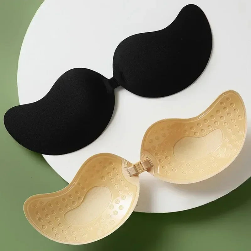 Invisible Push Up Bra for Women Backless Strapless