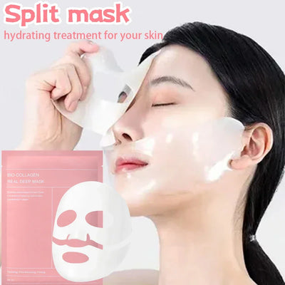 Absorbable Bio Collagen Face Mask Shrink Pores Deep Hydrating Overnight Mask Moisturizing Refreshing Brightening Face Skin Care