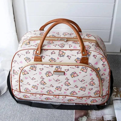 Fashion Cartoon Print Travel Bags for Women