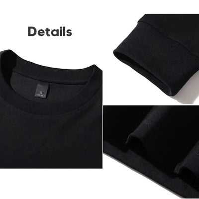 Men's Long Sleeve Cotton Loose Fit T Shirts|  Tees | Tanks | Casual & Classic Moisture Wicking Heavyweight T-shirts for Men