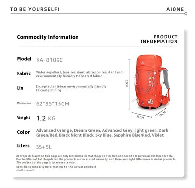 40L Mountain Backpacks Tourist Rucksack Climbing Bag Hiking Backpack Men Sport Molle Trekking Backpack Tactical Bag