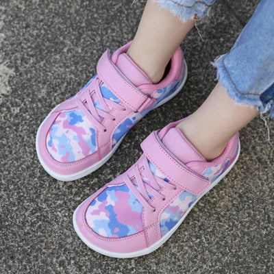 Children's Walking Shoes 2025 New Children Sports Shoes Wide Head Barefoot Shoes Soft Light Comfortable And Breathable Sneakers