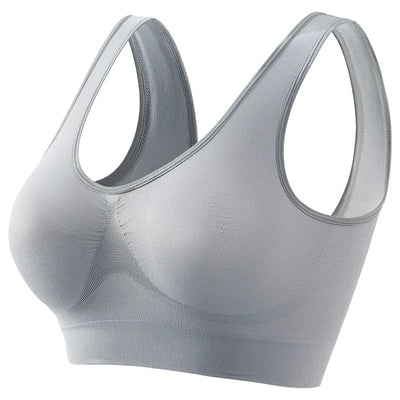 Women's S-5XL Seamless Bra Push-Up Sports Bra