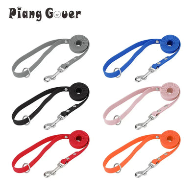 PVC Pet Leashes Honeycomb Pattern Cat Leash Candy Colors Rope Dog Leashes for Small Medium Dog