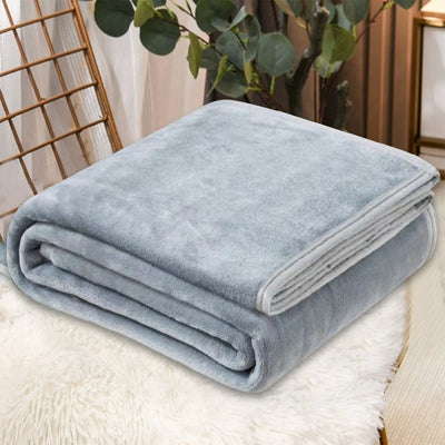 Fleece Blankets Single Twin Blanket For Bed, Full Size Fleece Throw Blanket, Warm Blanket For Winter, Shoulder Knee Cozy Blanket