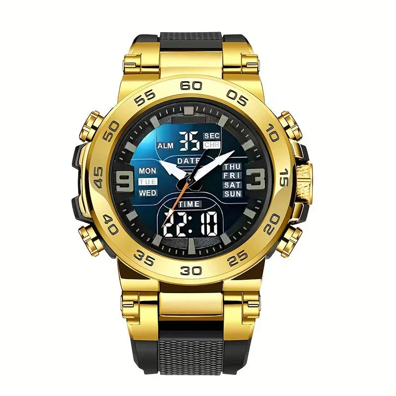 High-End Sports Watch for Teens - Multifunctional, Luminous Alarm, Digital Display,Battery Operated, Digital Movement Watch