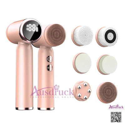 New 6-in-1 Facial Cleansing Brush Heads – Deep Pore Cleaning, Exfoliation & Gentle Skincare, Universal Fit for All Devices
