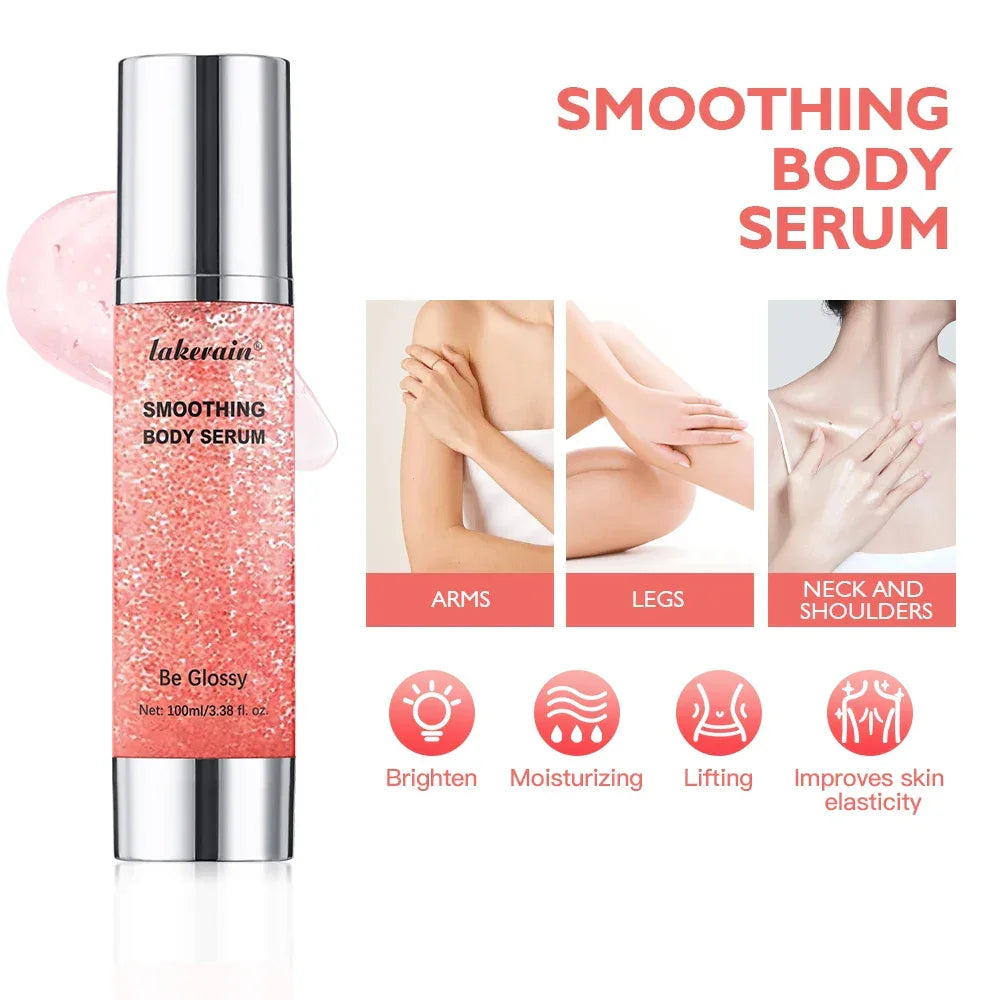 Smoothing Body Serum Face Serum Moisturizing brightning Vitamin E Hyaluronic Acid Facial Serum Shrink Pores BGlossy Body Serum