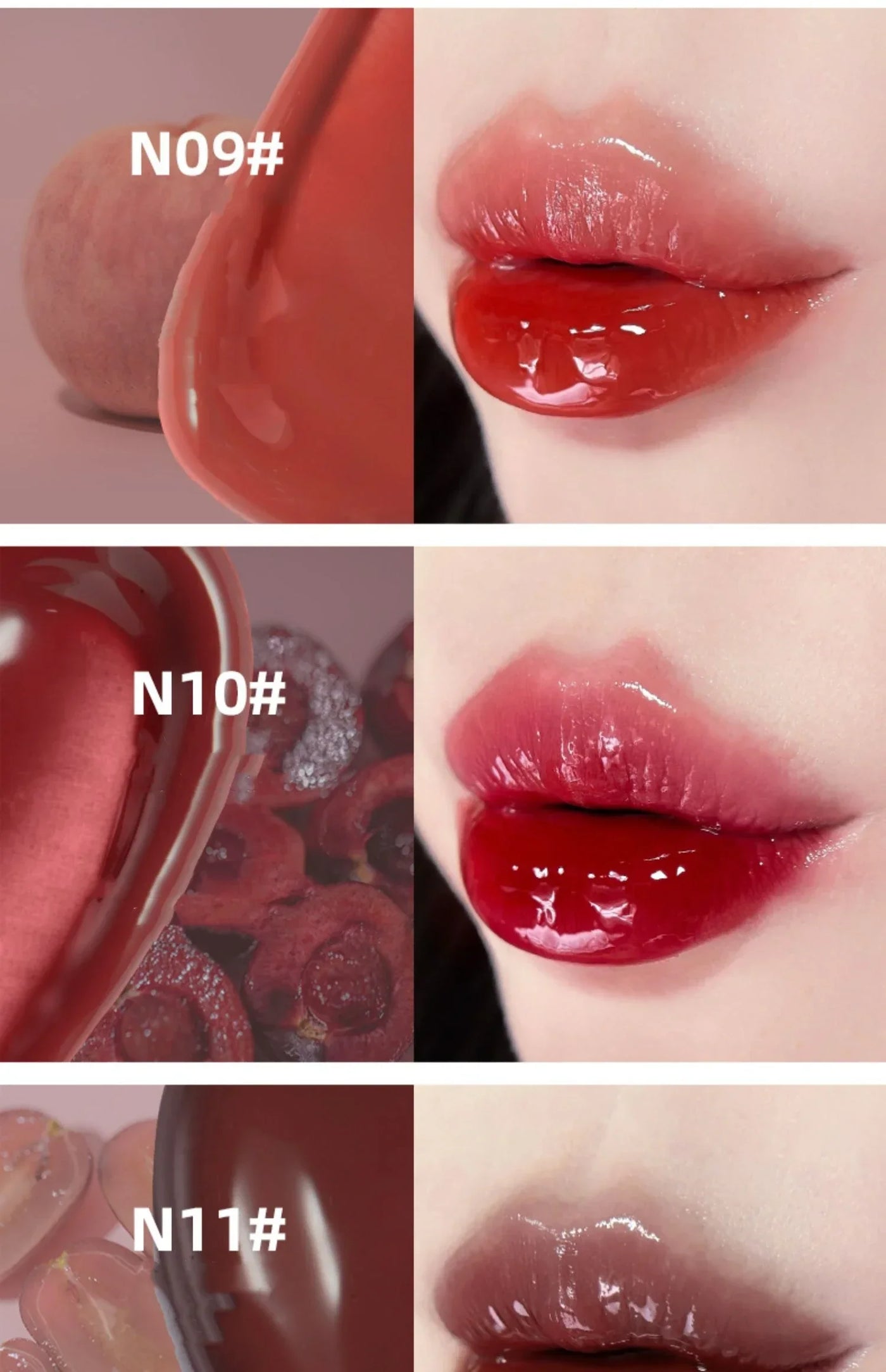 FLORTTE Beauty Lip Lasting Tint First Kiss Series Water Glossy Nice To Meet Chu Blooming Liquid Lipstick Makeup Women Cosmetics