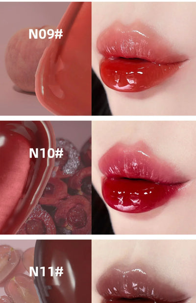 FLORTTE Beauty Lip Lasting Tint First Kiss Series Water Glossy Nice To Meet Chu Blooming Liquid Lipstick Makeup Women Cosmetics