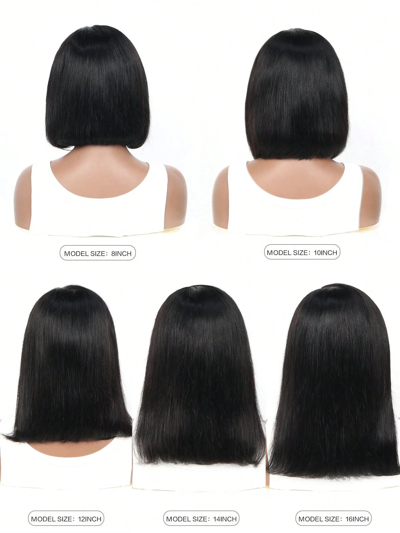 Bob Wig Human Hair 4x4 Glueless Wigs Human Hair Pre Plucked Pre Lace Frontal Wigs 180% Density Straight Short Wigs for Woman