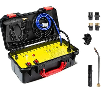 Pressurized Handheld High Steamer Cleaning, Multipurpose Steam Cleaner for Kitchen Hood Remove Grime,Grease,Air Condition,Car