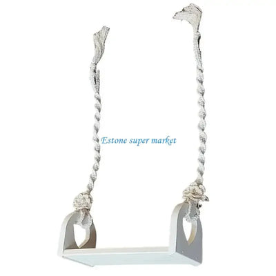 090B Newborns Photography Props Wooden Swing for Baby Photoshoots Decorative Photoshoots Trapeze Studio Furniture