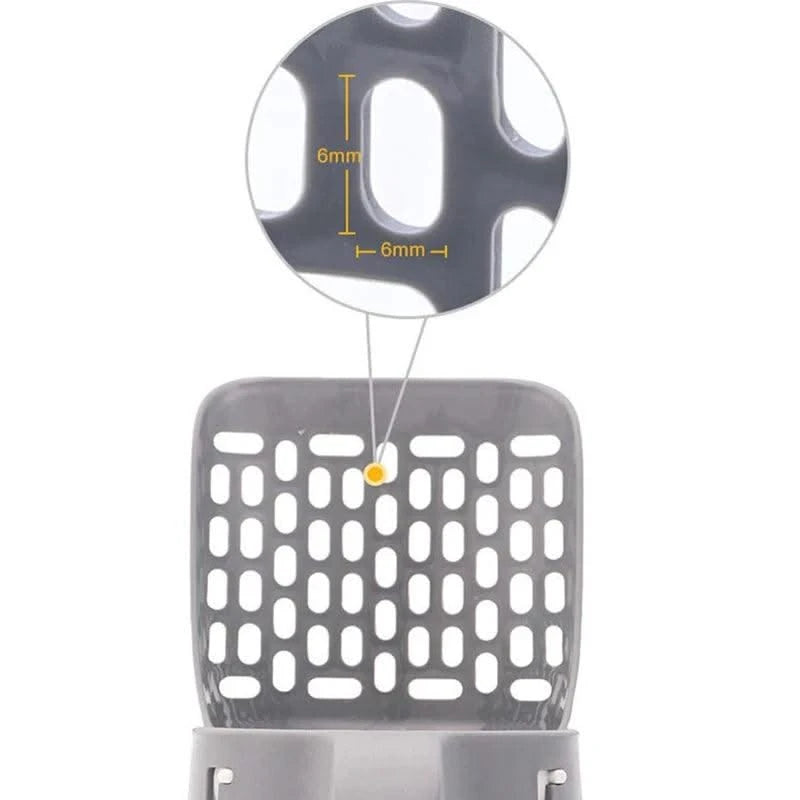 Cat Litter Shove Pet Litter Sifter Portable High-capacity Pets Cleanning Tool Detachable Pet Items with Refill Bag Cats Supplies