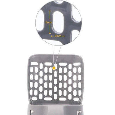 Cat Litter Shove Pet Litter Sifter Portable High-capacity Pets Cleanning Tool Detachable Pet Items with Refill Bag Cats Supplies
