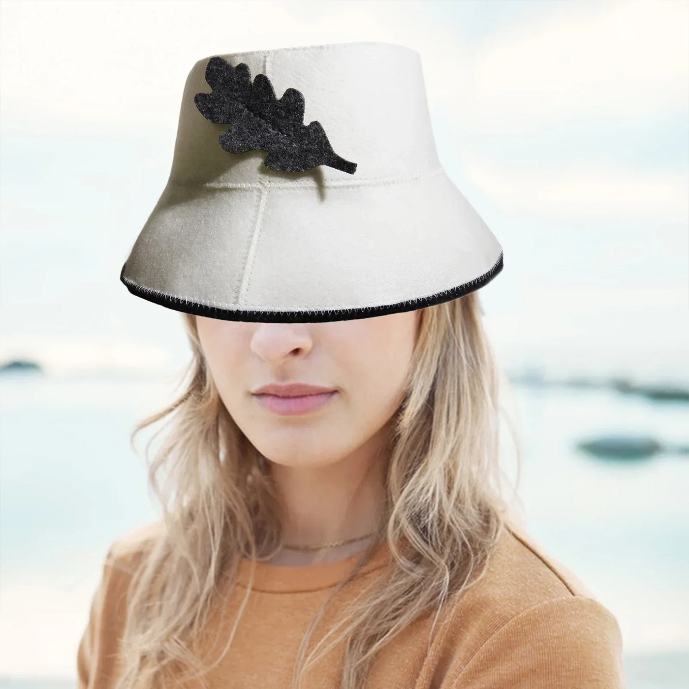 Vaporarium Hat Russian Banya Cap Sauna Banya Hat Protect Your Hair Felt Sauna Hat Russian Bath House Hat for Pool SPA Shower