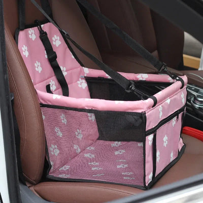 Pet Dog Car Carrier Seat Bag Waterproof Basket Folding Hammock Pet Carriers Bag For Small Cat Dogs Safety Travelling Mesh
