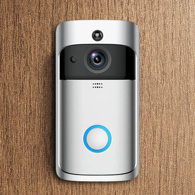 WiFi Video Doorbell 2 Way Audio Wireless Door Bell 720P Night Vision Security Home Door Bell Cloud Storage Smart Human Detection