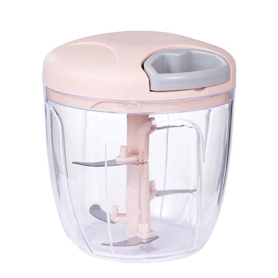 500/900ML Manual Meat Grinder Manual Food Processors Rotate Press Garlic Chopper Onion Crusher Blender Vegetable Cutter Mixer