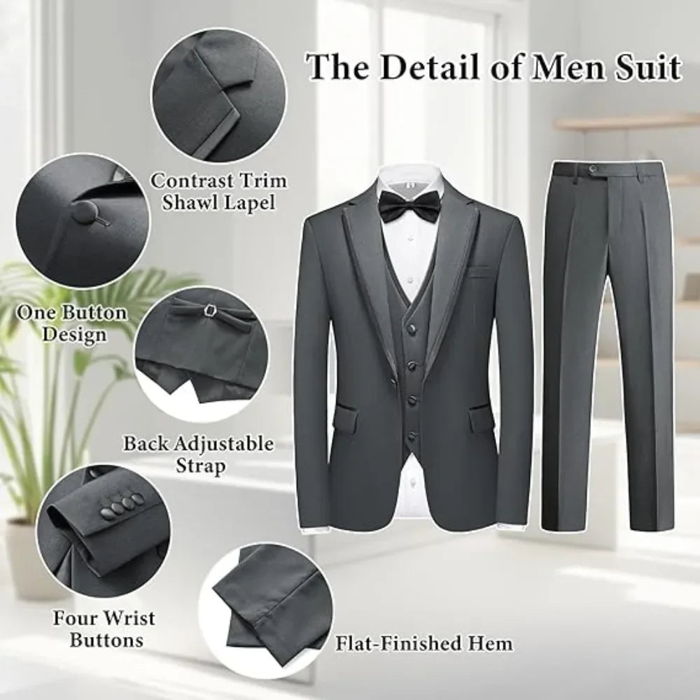 Business men's suits are used for wedding banquets, job interviews, and important workplace occasions, including outerwear+jack
