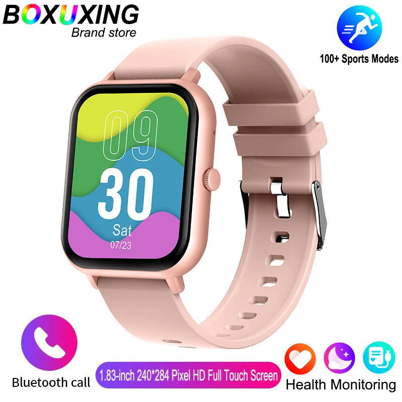 2025 New Smart Watch Men Bluetooth Call Fitness Tracker Heart Rate IP68 Waterproof Smart Watch Men Women For Xiaomi iOS Android