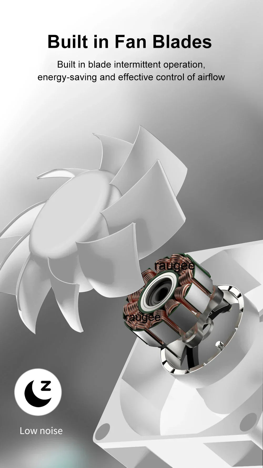 Air Purifier for Home 2400Mah USB Rechargeable Negative Ion Air Purifier Low Noise Smart Air Ionizer with LED Digital Display