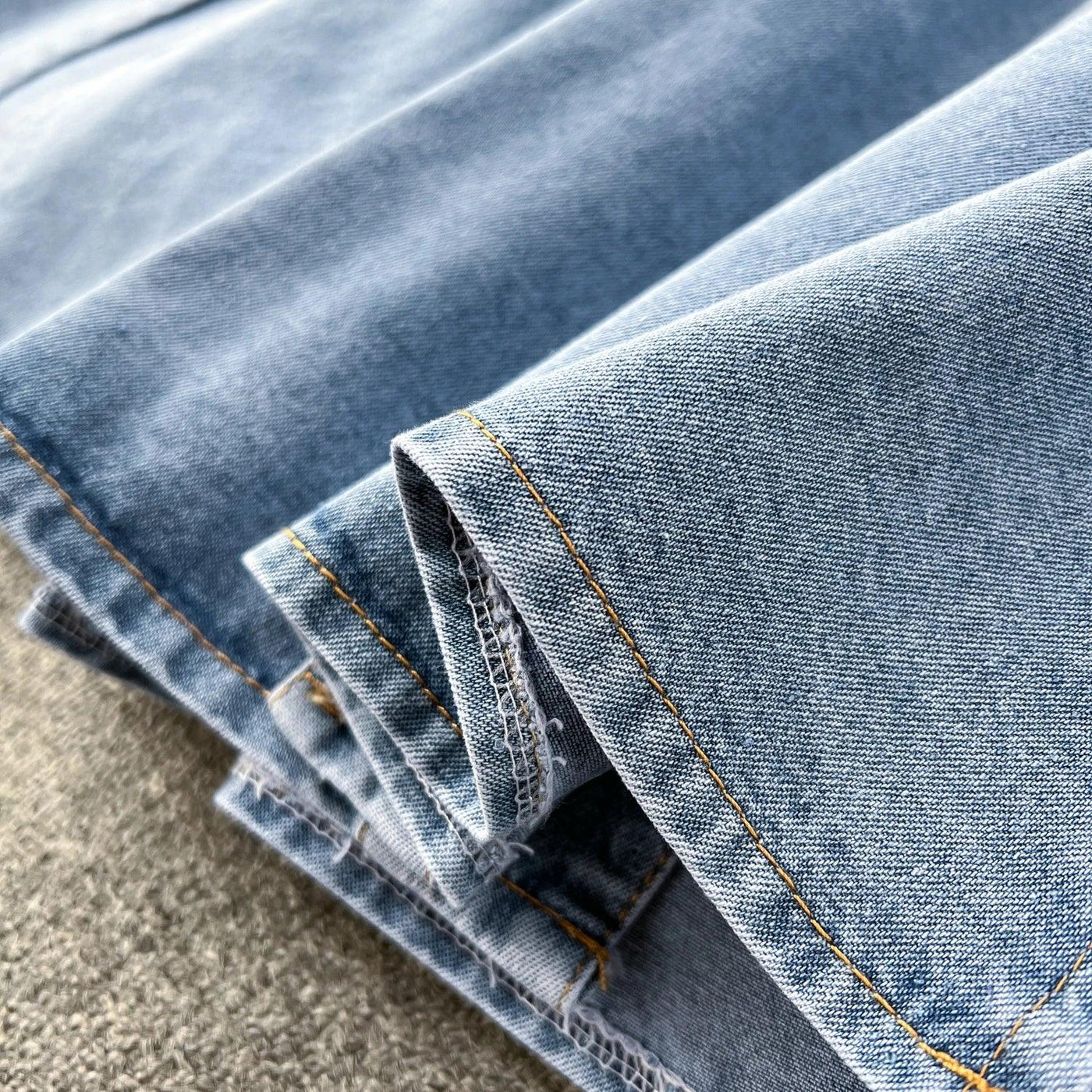 Designer Denim Dress Women Long Dresses Single Breasted Big Turn-down Collar Waist Slimming Temperament Split A-Line Vestidos