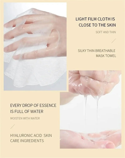 Water -Soluble Collagen Face Mask Shrink Pore Deep Moisturizing Overnight Mask Anti-Wrinkle Hydrating Brightening Face Skin Care