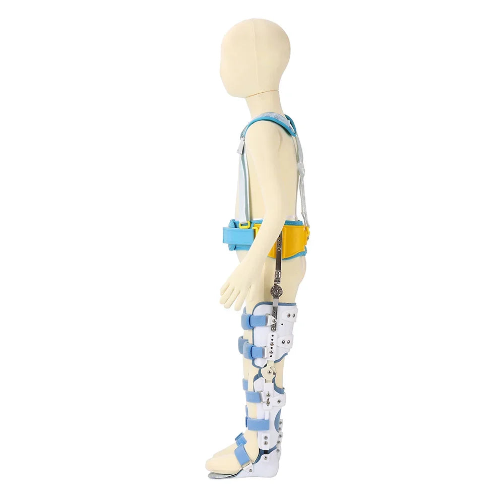 KID Hinged ROM Hip Knee Support Brace Hip Knee Ankle Foot Orthosis Leg Fracture for Knee Surgery Ligament Support