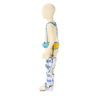 KID Hinged ROM Hip Knee Support Brace Hip Knee Ankle Foot Orthosis Leg Fracture for Knee Surgery Ligament Support