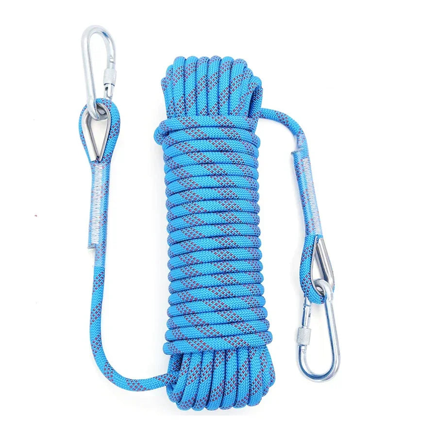 Thickened 10m Safety Life Rope Climbing Rope Static Rock Mountaineering Rope Outdoor Survival Fire Escape Car Rescue
