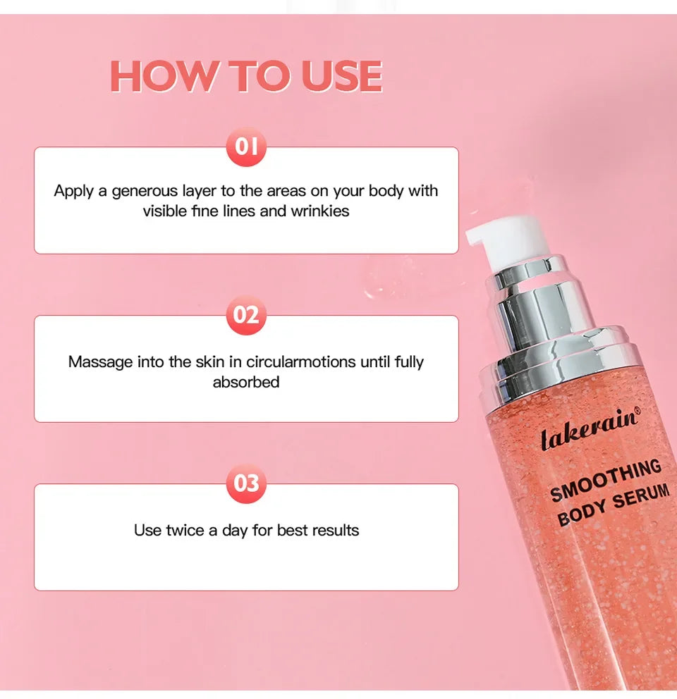 Smoothing Body Serum Face Serum Moisturizing brightning Vitamin E Hyaluronic Acid Facial Serum Shrink Pores BGlossy Body Serum