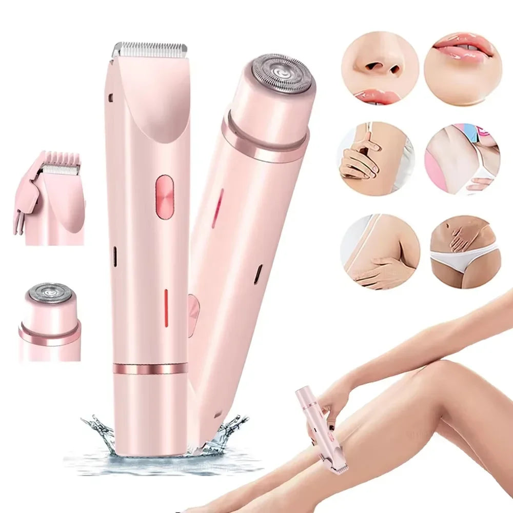 Electric Razor Woman Shaver Painless Women Mustache Epilator Leg Bikini Body Hair Trimmer For Women Facial Epilator Hair Remover