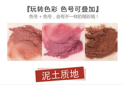 Velvet Matte Lipstick Cream Sexy Red Lip Tint Moisturizing Long Lasting Lip Gloss Waterproof Makeup Korean Cosmetics 6 Color