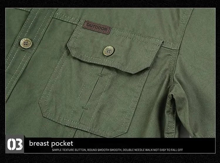 Men's thin short sleeved shirts Summer