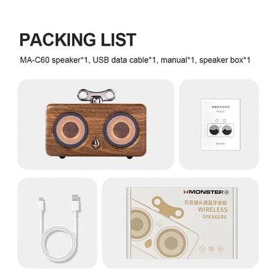 Bluetooth speaker, wireless, desktop, high-quality sound, low bass, volume, mini, outdoor, plug-and-play, retro, portable speake