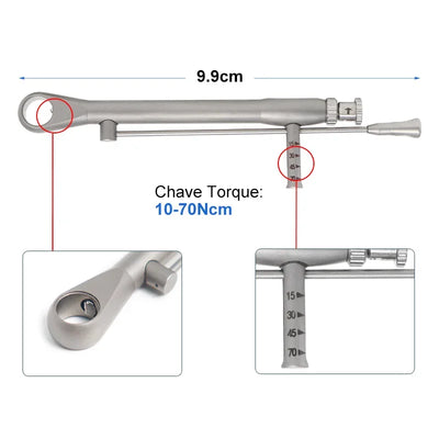 Dental Implant Torque Wrench Screwdriver Prosthetic Kit Ratchet Drivers Dentistry Implant Repair Tools