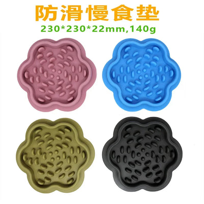 Pet Products Mat For Dogs Cats Slow Food Bowls With Suction Cup Feeding Food Silicone Lick Pad Dog Slow Feeders Treat Dispensing