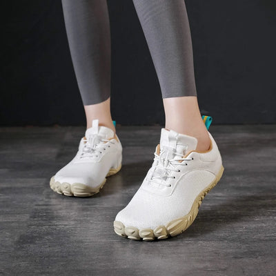 Wide Barefoot Sneakers for Women - Natural Foot Movement Wide Toe Box Shoes, Lightweight Zero-Drop Minimalist Design for Running