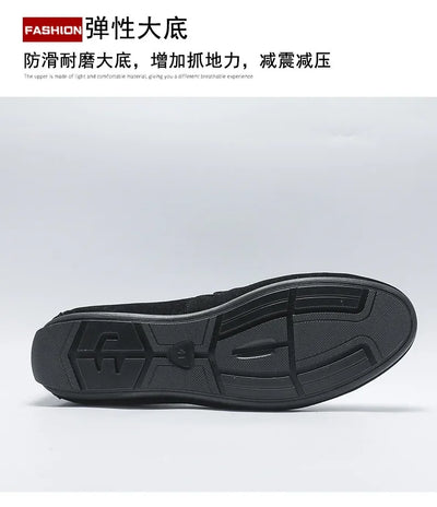 Men's Loafers, Lightweight and Breathable Casual Shoes, Mens Flat Driving Shoes, Soft Sole Slip-on Business Shoes, Moccasins