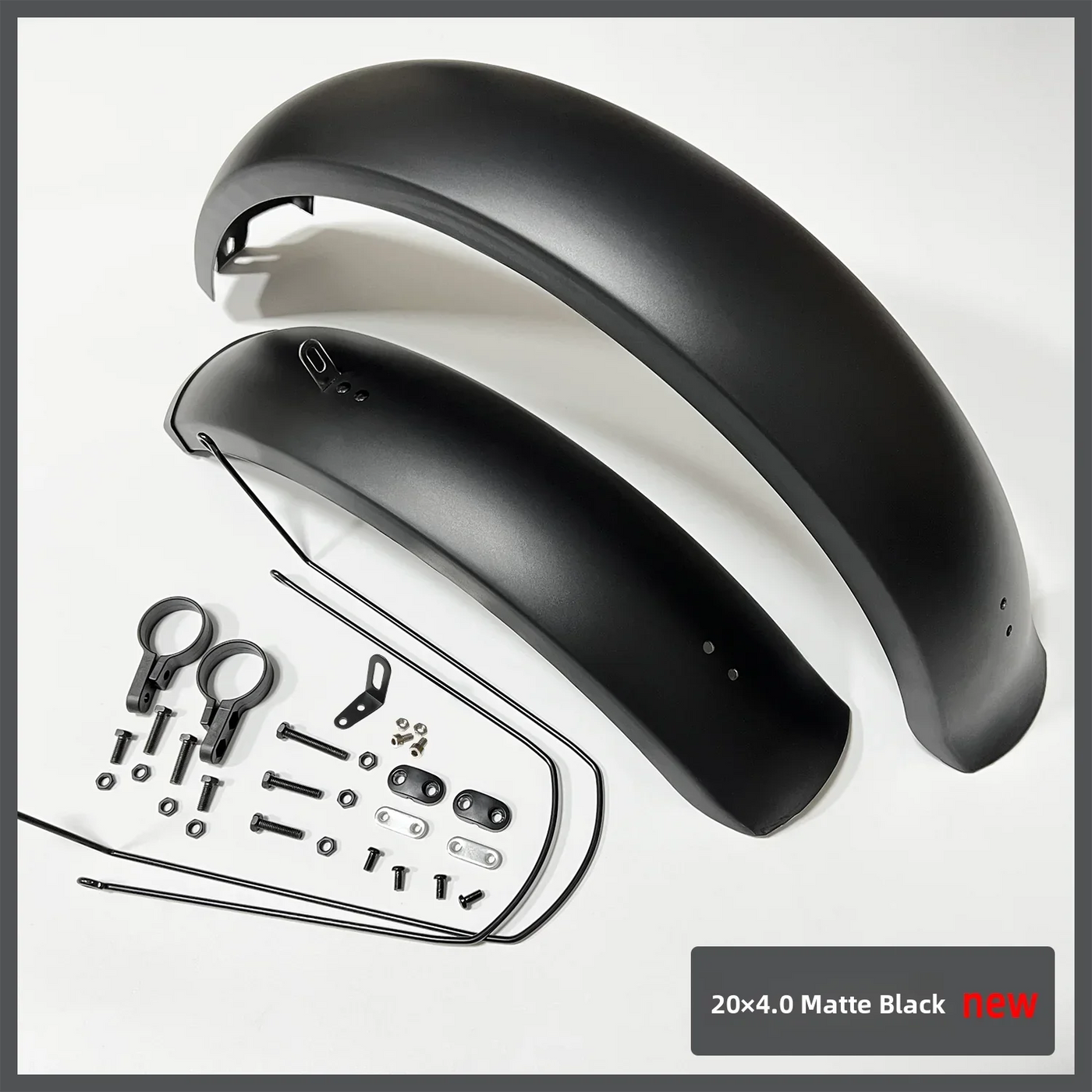 20-Inch 4.0 Snow Bike Muuard Full Coverage Lithium- Bicycle Mud Flap Fat Tire Bike All-Mountain Off-Road ible