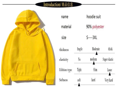 Men's Hoodies Women Hooded Sweatshirt