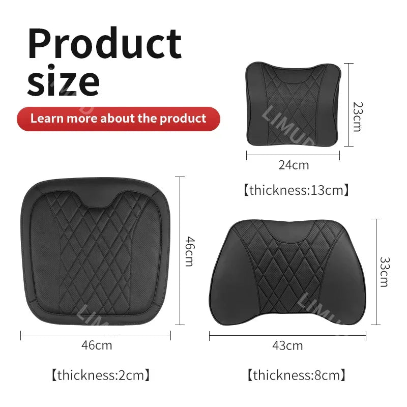 Car Seat Cushion Sitting Cushion For Lincoln Zephyr Corsair Nautilus Aviator Navigator Continental MKZ MKC For Cars Accessories
