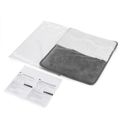 Winter Electric Foot Heating Pad USB Charging Soft Plush Washable Foot Warmer Heater Improve Sleeping Household Foot Warming Mat